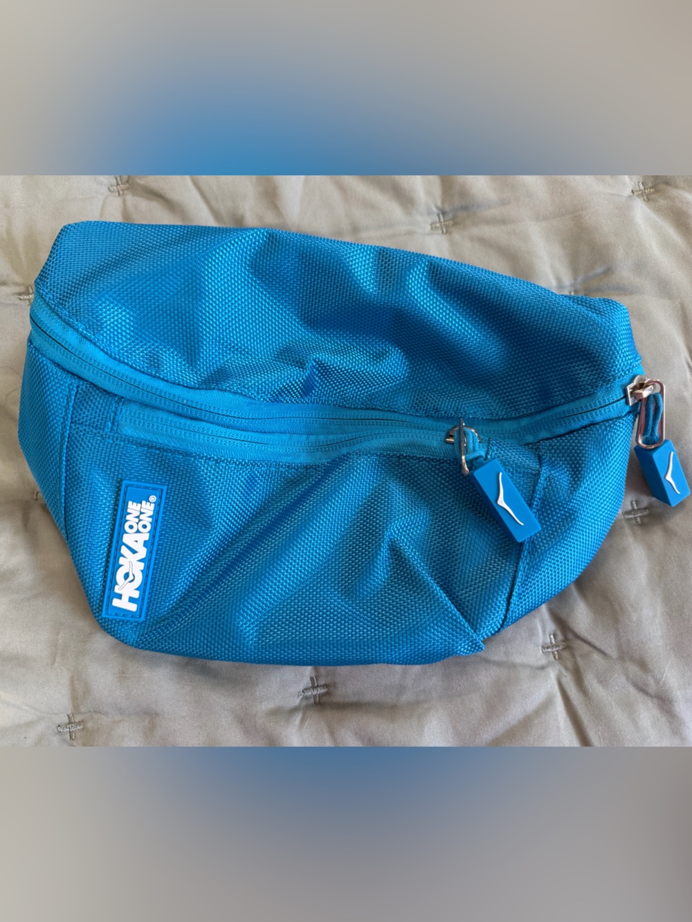 HOKA One One Teal Zippered Travel Pouch/ Fanny pack